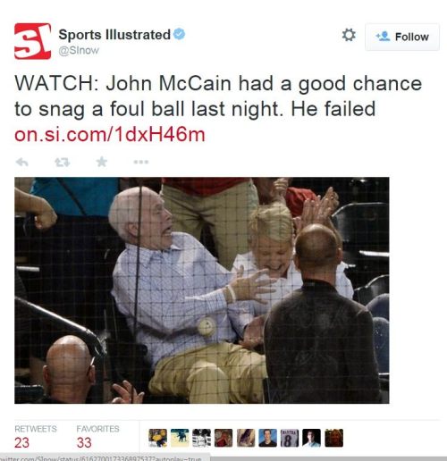 McCain tweet